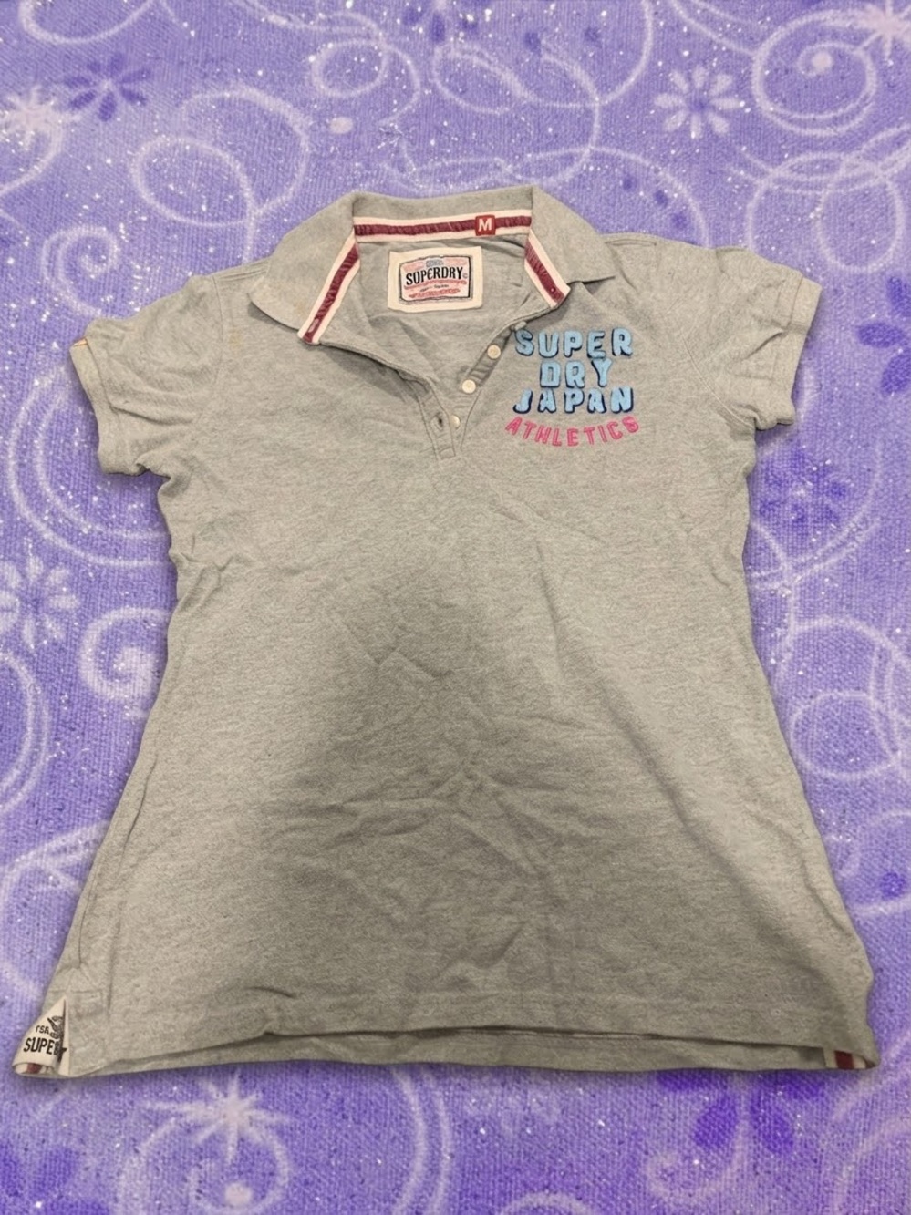 Superdry Grey Polo Shirt